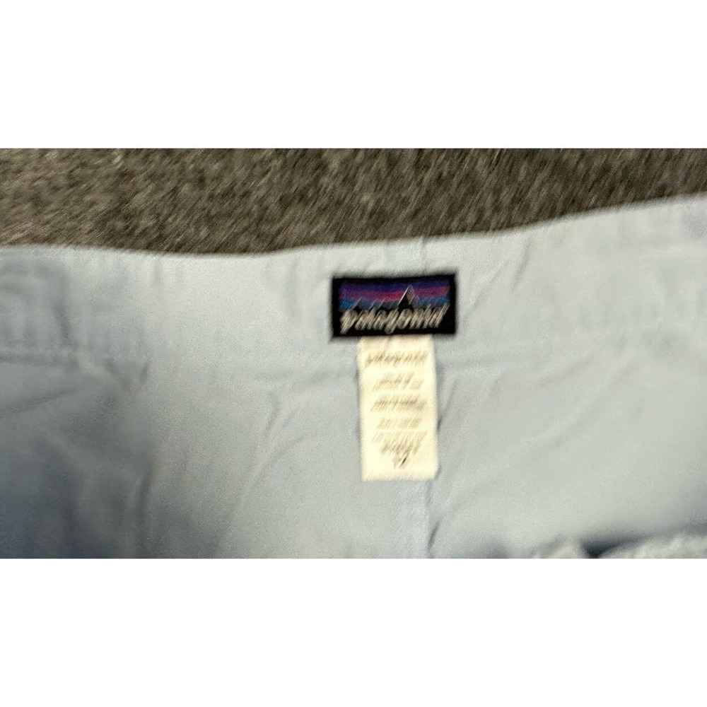 Patagonia Women's Shorts Sz 12  Blue White Trim Athletic Casual Lightweight Vtg - Picture 7 of 9